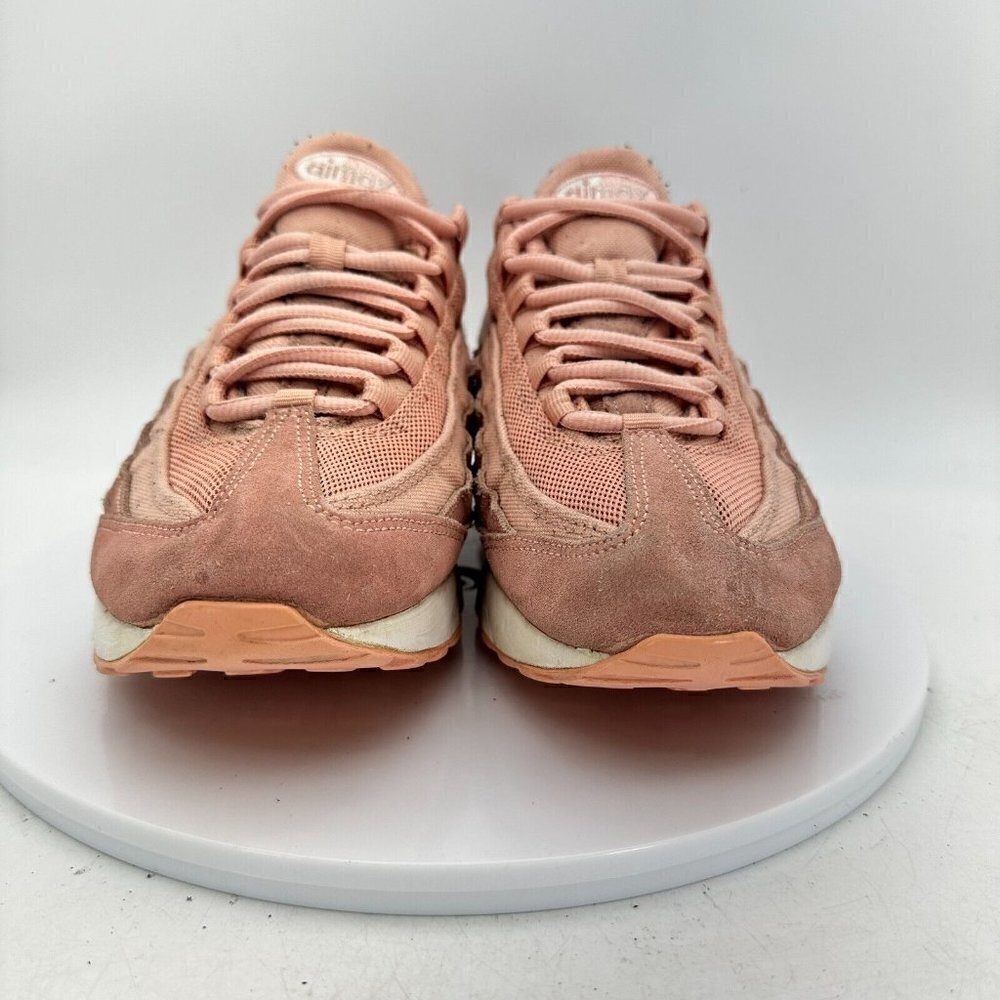 Nike Air Max 95 Sz 7Y Women 8.5 BQ7222-600 Coral Stardust Pink White Shoes - Picture 2 of 14
